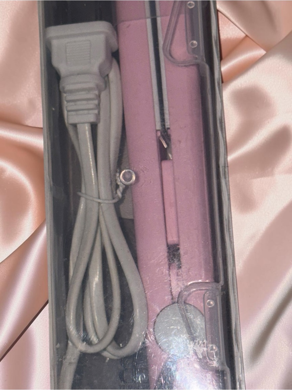 MB Travel Flat Iron Mini Pink Portable Hair Straightener NEW - Picture 5 of 5